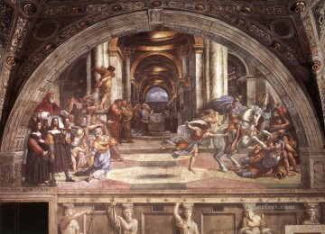 Raphael Painting - The Expulsion of Heliodorus from the Temple Renaissance master Raphael